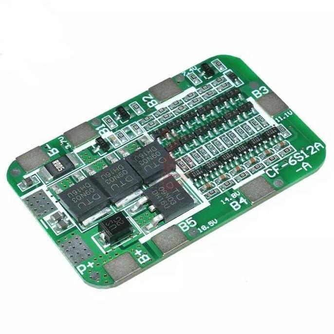 Bms 6S 15A Protector Baterai 18650 3.7V Lipo Battery Protecttor