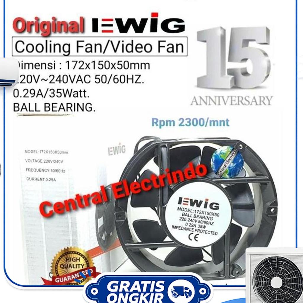 Cooling Video Fan Oval Ewig 172X15050Mm.