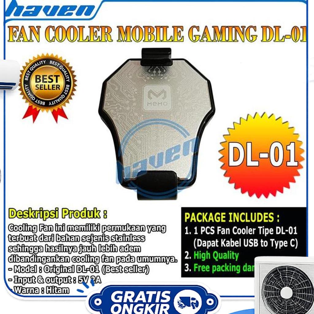 Fan Cooler Mobile Phone / Kipas Pendingin Hp Mobile Cooling Fan Pad Cooler Handphone Super Cooling F