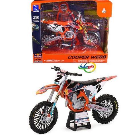 UNVC 58353 - New Ray 1/12 KTM 450 SX-F Factory Racing Red Bull #2 Cooper Webb