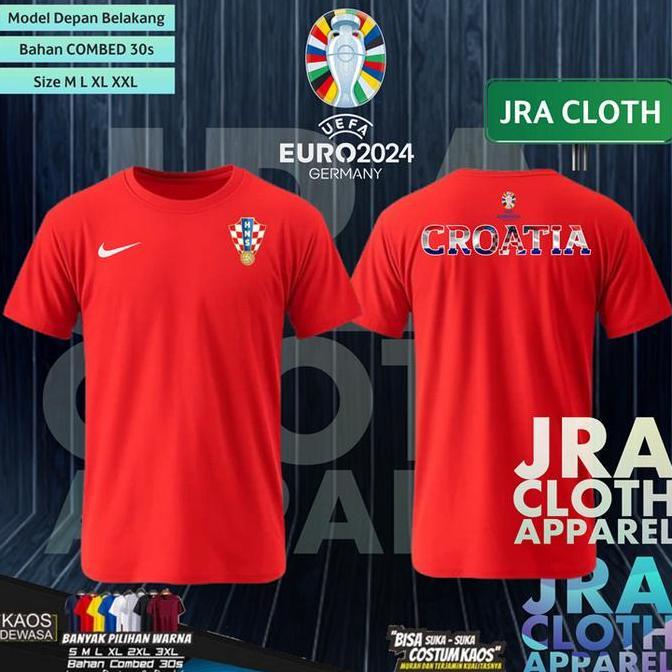 EPTEMU KAOS SHIRT BAJU EURO 2026 KROASIA CROATIA HOME AWAY OFFICIAL