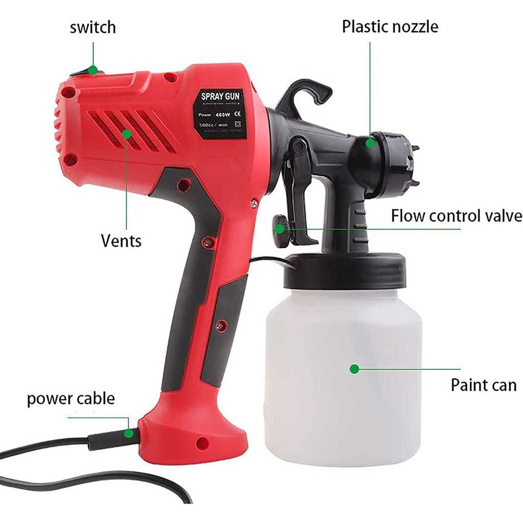 Semprot Cat Dinding Electric Spray Gun 400W