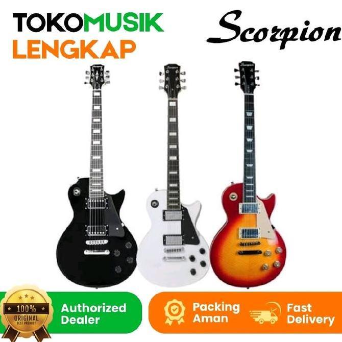 Ready Guitar Gitar Electric Elektrik Scorpion LP610 Gitar Scorpion LP 610 Les Paul Ori Non Cod