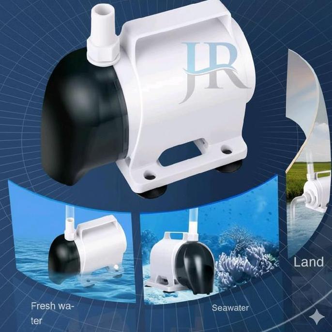 Pompa celup aquarium kolam bottom submersible water pump Nikita Star