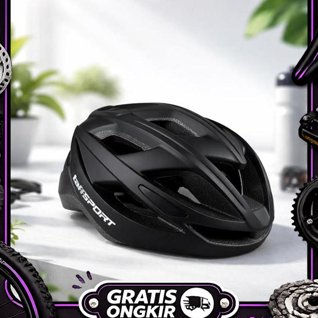 Taffsport Helm Sepeda Scooter Bicycle Helmet Ultralight Standard Vers - Z20
