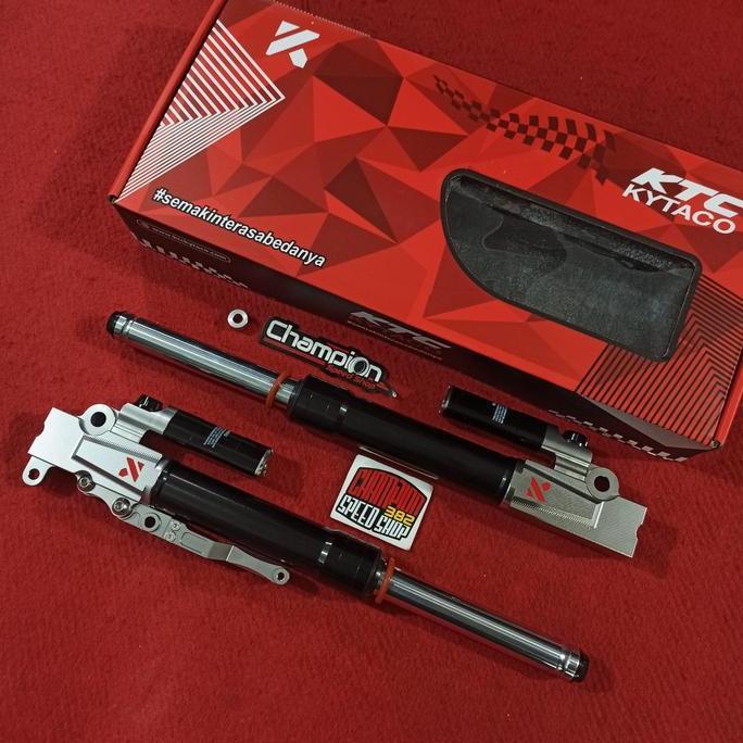 Shock Shockbreaker Depan KTC Kytaco Black Scoopy Beat FI ESP Karbu