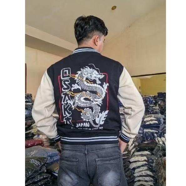 TERBARU Jaket Baseball Varsity - Jaket Varsity Baseball Pria Wanita Kamikaze Jepang Fullprint