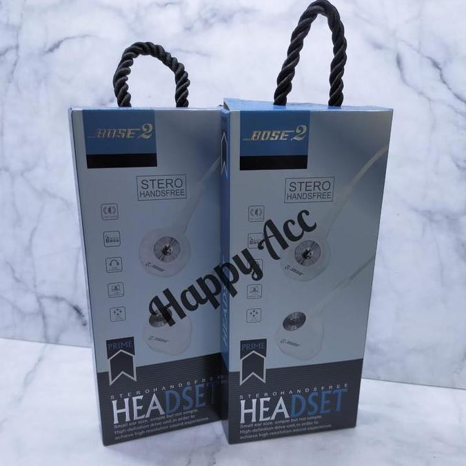 Headset Bose2 Prime Stereo / Handsfree Bose2 Mega Bass BAZZOKA