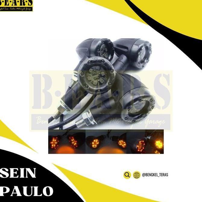 // Lampu Sein Bisa Sekaligus Lampu Rem Motor Custom Scrambler Universal //