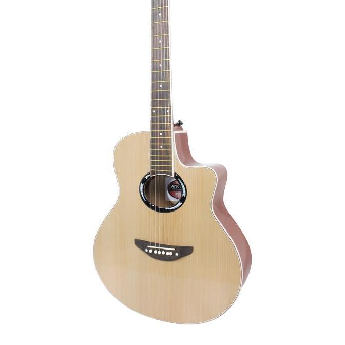 GITAR AKUSTIK ELEKTRIK YAMAHA TIPE APX 500 SUNKAY TRUSROD SENAR STRING EQ 7545