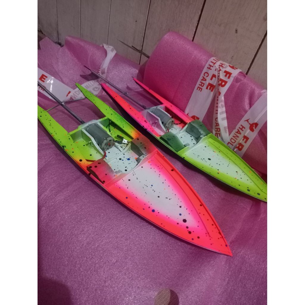 Perahu/Ketinting Mini Warna Custom Balap