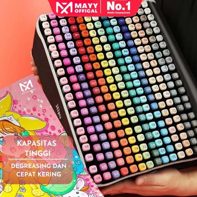 PARDIONSSTORE - MAYY TOUCHFIVE 168/12/8/6 WARNA SKETSA SPIDOL UMUM GENERAL MARKER SET ANIMATION MARK
