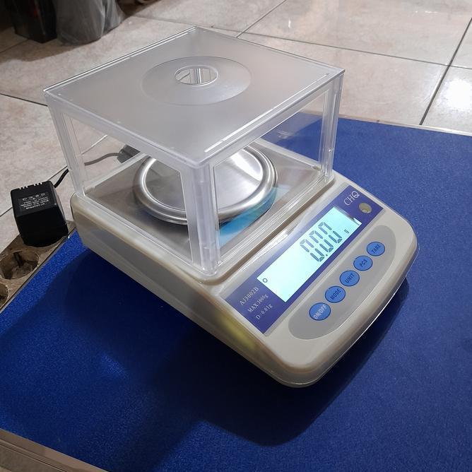 TIMBANGAN CHQ AJ2002B ANALITIK,EMAS 2KG X 0.01GR