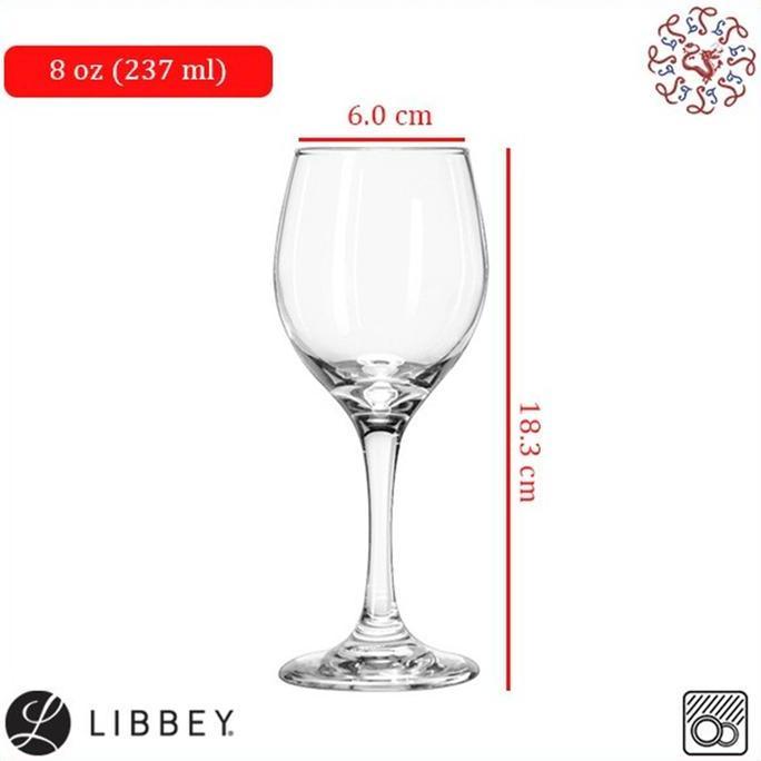LIBBEY Wine Glass / Gelas Wine 237 ml #3065