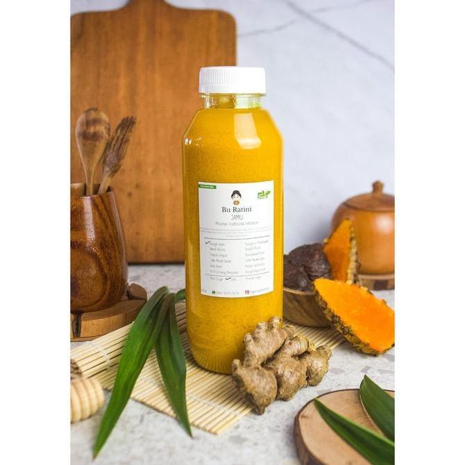 Inikok- Jamu Kunyit Asem 500Ml Bu Ratini //Kunir Asem Botolan