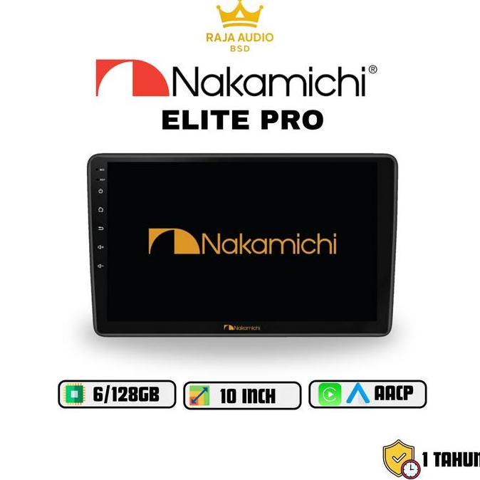 Nakamichi Elite Pro 10" Inch 6/128 Na-3102I Head Unit Double Din