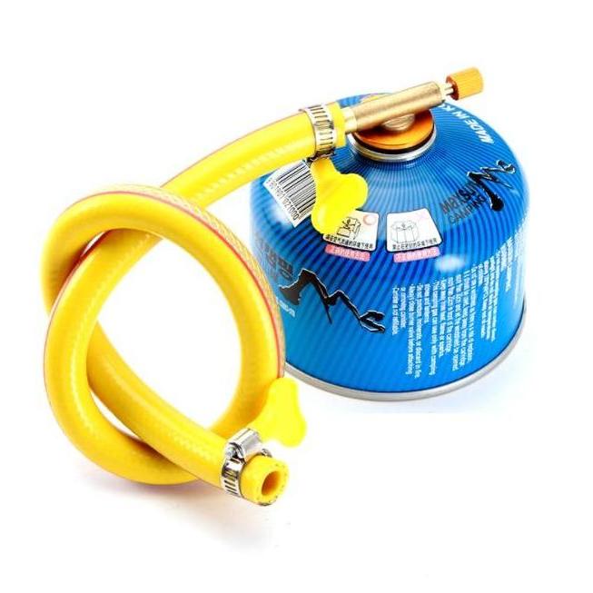 adaptor gas kaleng canister plus selang kumplit