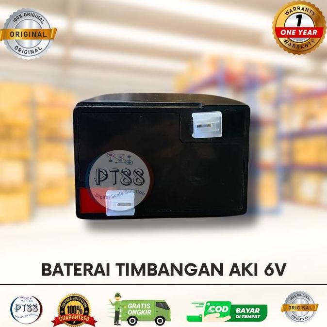 Promo Battery Timbangan 6Volt / Aki Keri G 6Volt / Aki Timbangan 6Volt