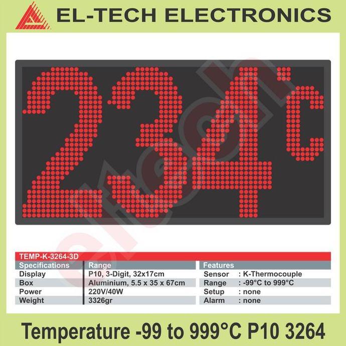 Promo Display Temperature Termometer Alat Ukur Suhu Thermocouple K Type Tipe Diskon