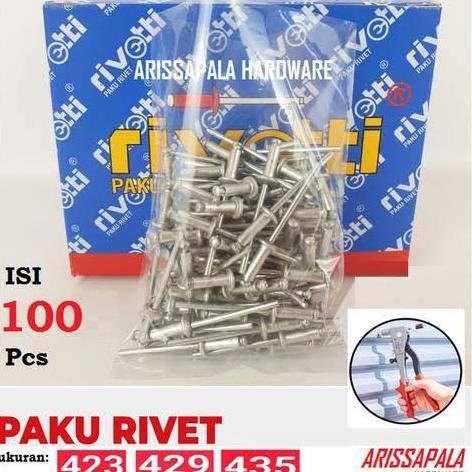 Promo Paku Rivet 550 Isi 50Pcs Murah Paku Rivet 550 Ukuran 55.5X27.5X20 Cm   Ripet Nomer No Tipe Nom