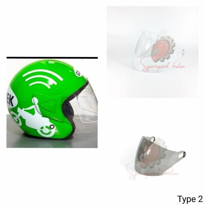 Kaca helm Driver Visor helm