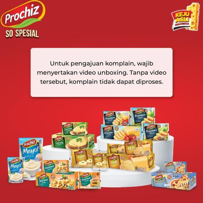 Runmilk- Keju Prochiz Slice Cheddar 10'S 1 Karton