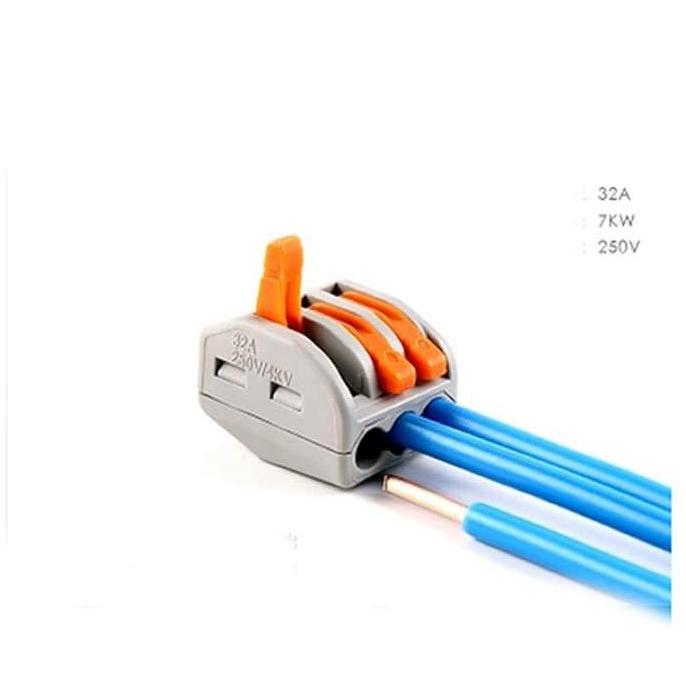 Promo Konektor Wago Pct213 Connector Wago Pct-213 3Pin 3 Pin Terimal Listrik Cod