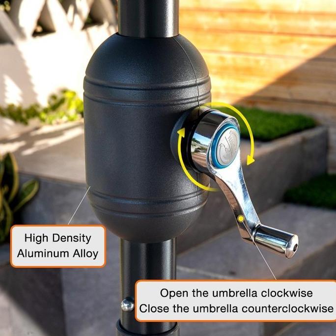 Homeyou- Payung Taman Payung Caffe Payung Tenda Kain Payung Besar Lipat Murah Payung Tahan Air Dan T