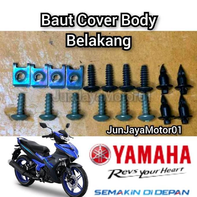 Promo Baut Fullset Cover Body Belakang Mx-King 150 / Baut Body Mx-King 150 Cod