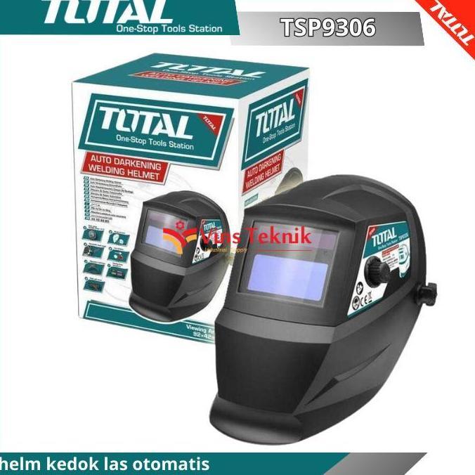 Helm Kedok Las Otomatis Auto Darkening Welding Helmet TOTAL TSP9306