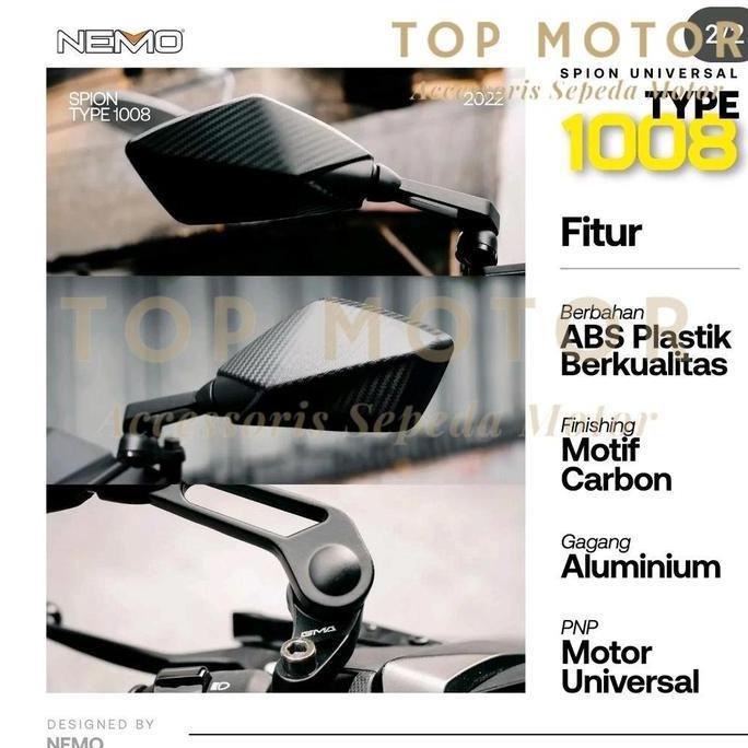 Accessories Kaca Spion Ducati Nemo 1008 Original Nemo