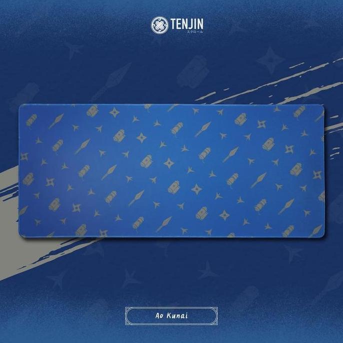 Tenjin Scrollworks Ao Kunai Deskmat