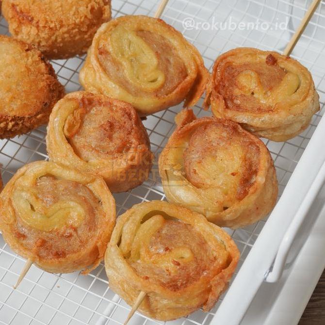 Eggroll Roku Bento BSD isi 7 Roll - Egg Chicken Roll