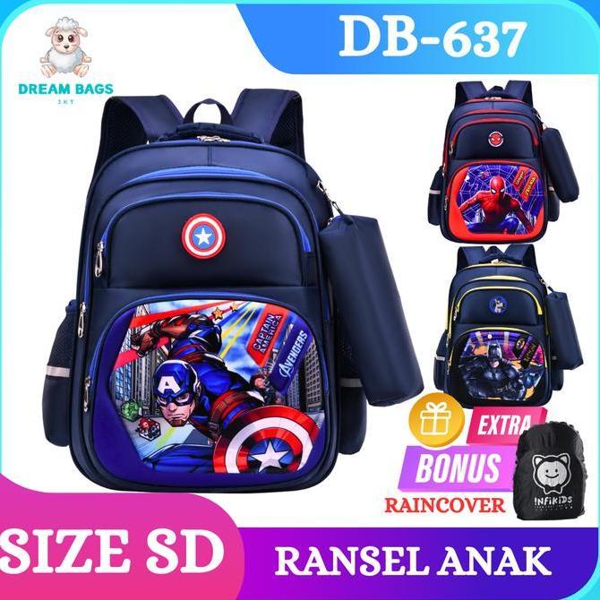 DEAL TERBAIK - DREAM BAGS - Tas Sekolah Anak Laki Laki SD Import - Tas Anak Laki SD