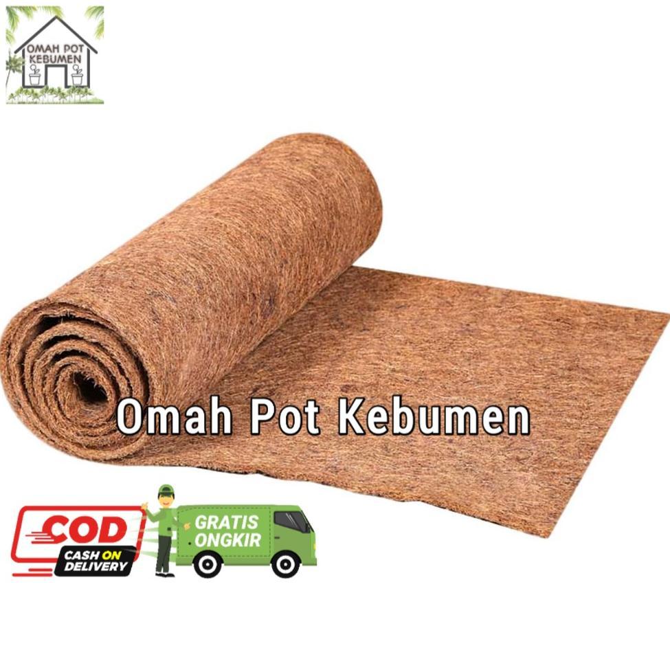 Readyyy 90x90Cm Tikar Kelapa Alami Coco Liner Kelapa Rol Besar Karpet Kelapa Gantung Dinding Keranja