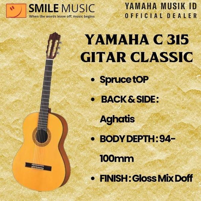 Yamaha C315 Gitar Klasik / Yamaha C 315 Gitar Classic / C315 / C 315