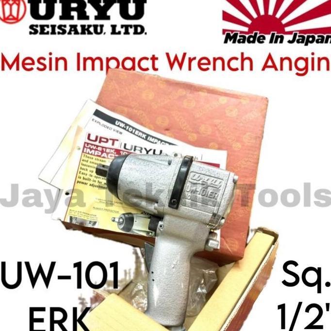 CENDASTRI Mesin Impact Wrench Angin UW-101ERK URYU JEPANG 10 mm 3/8 inch Pneumatic Tools UW 101 erk 