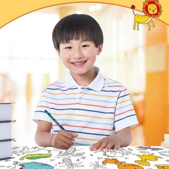 Ready FIVEVOO Kertas Mewarnai Roll/ Kertas Mewarnai Jumbo Roll/ Coloring Roll Paper/ Coloring Paper 