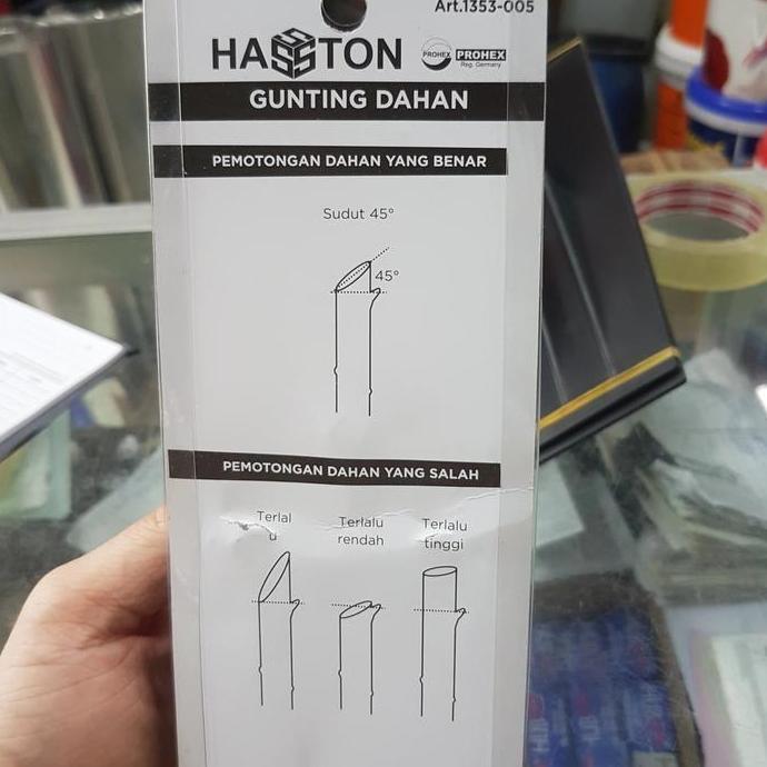 gunting dahan ranting tanaman pohon hasston prohex 1353-005 stainless