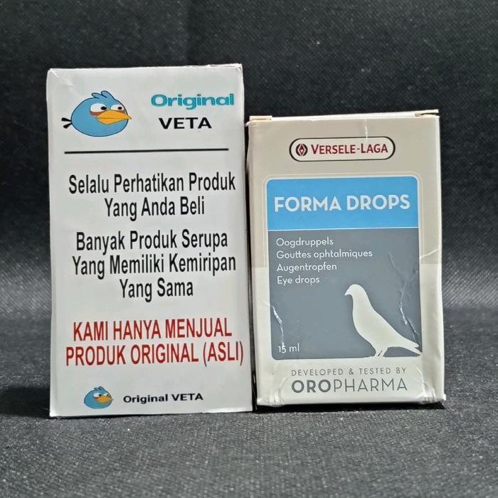 Forma Drop 15Ml Versele Laga Ibat Vitamin Tetes Mata Burung Berair Snot New Stok