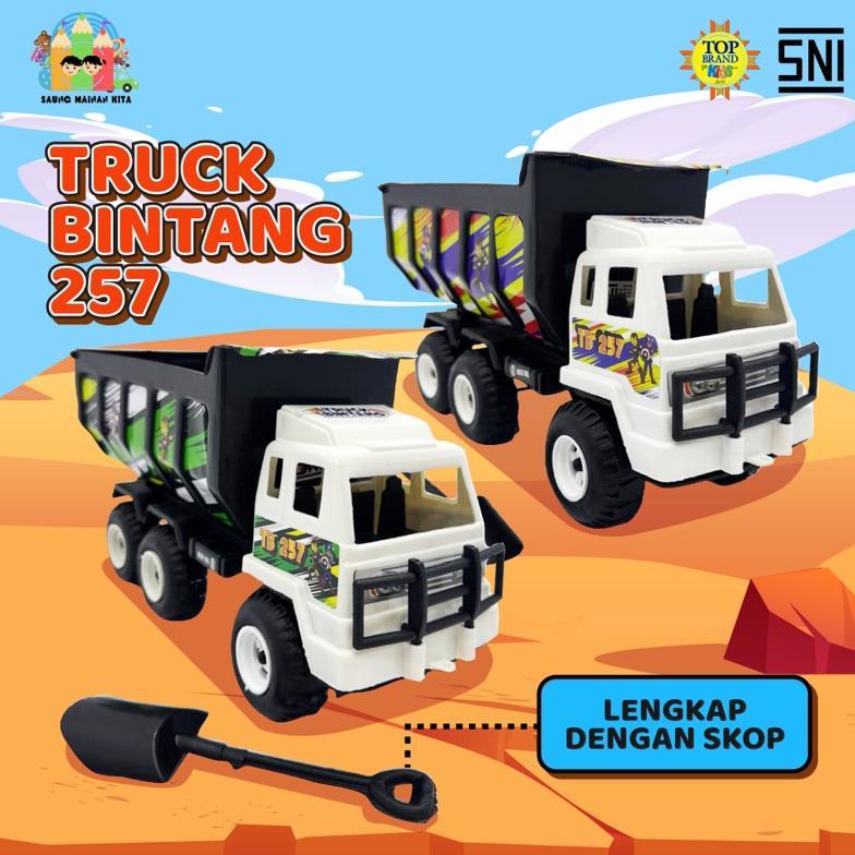 kualitas super truk bintang dump truk pasir anak termurah bagus free sekop mini