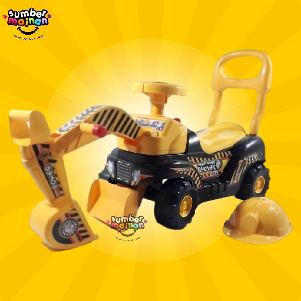 limited mainan mobil mobilan excavator ride on car untuk anak laki laki by sumbermainananak