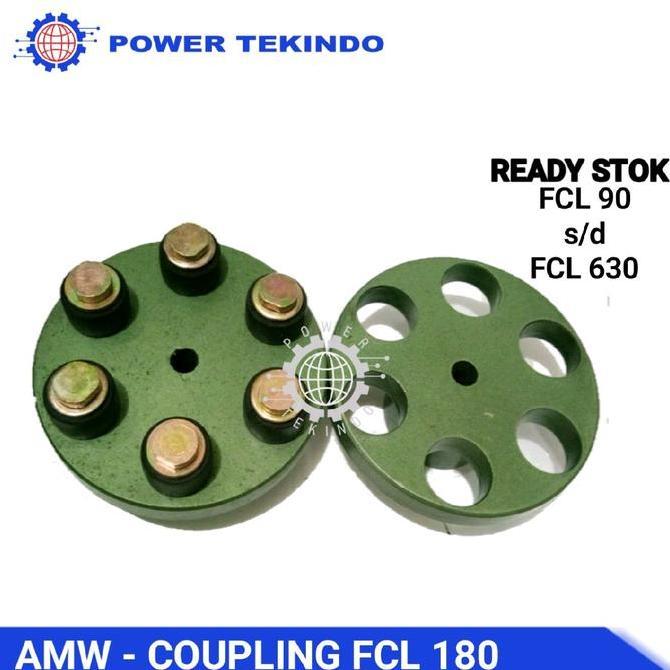 Coupling FCL 180 AMW Sambungan Mesin Dinamo Gearbox Kopel Flexible Coupling
