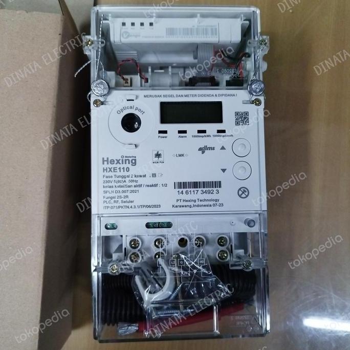 KWH METER 1PHASE DIGITAL 5(60)A HEXING HXE110