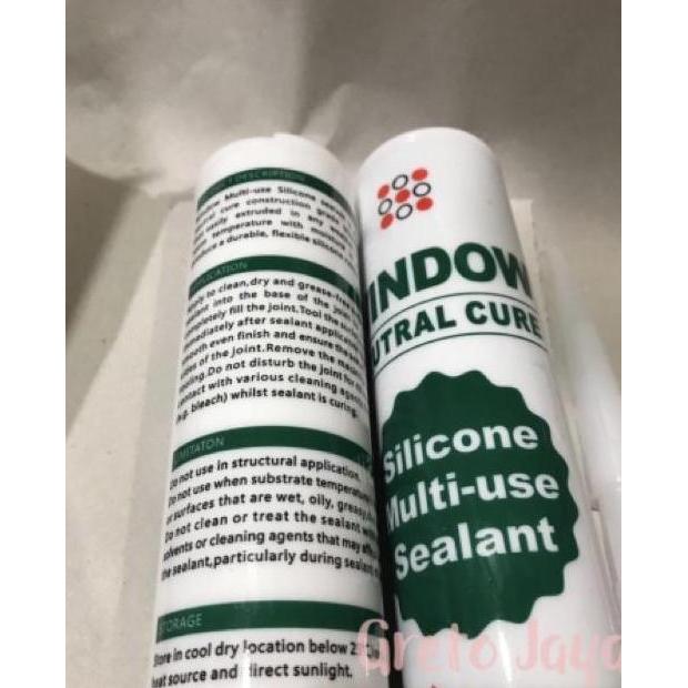 ( Window GRH ) Lem Kaca Silikon Sealant Silicone Netral Neutral WINDOW GRH Sealan Silicon