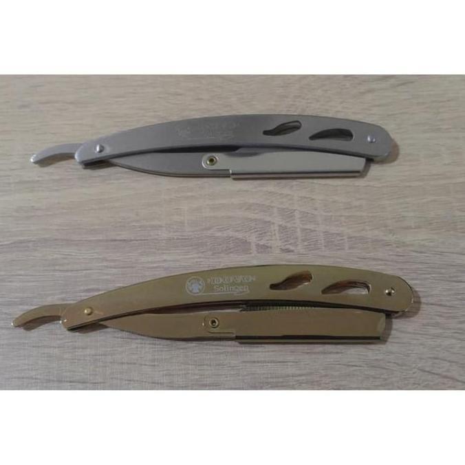 Razor Pisau Cukur Lipat Silet Isi Ulang Stainless DOVO Solingen