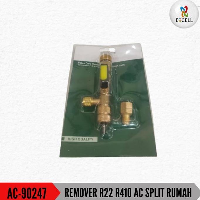 QARACK Alat Cabut Buka Pentil Ac Rumah Split Tanpa Buang Freon Valve Core Remover R22 R410 R32