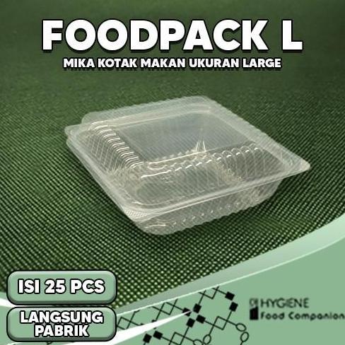Kotak Makan Foodpack Size S M Kotak Dimsum Plastik Sekali Pakai