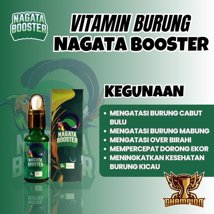 Nagata Booster Vitamin Burung Sehat 5 Botol New Stok