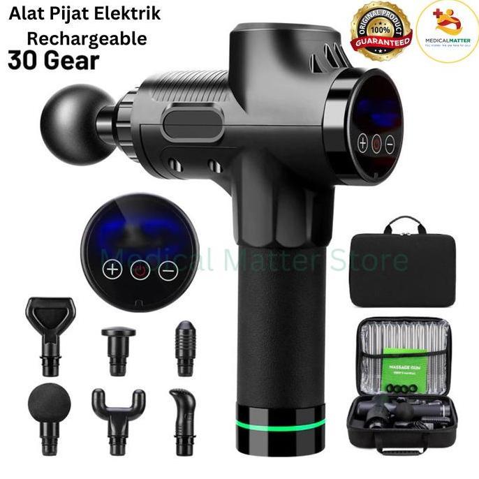 RAFENU Rlaxyoo Alat Pijat Elektrik Pundak Punggung Tangan Paha Betis Leher Massager Gun Machine - ZC